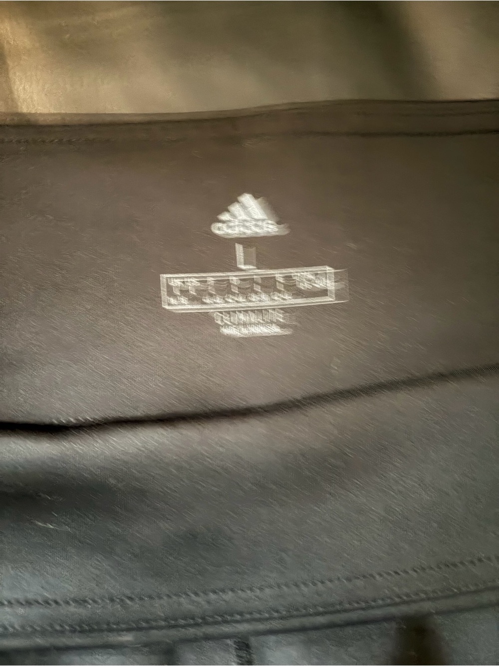 Climalite adidas Black Athletic Shorts with White Side Stripes - Picture 3 of 4